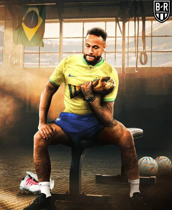 Brasilien Hemmatröja VM 2026 Neymar #10 Herr Fotbollströja